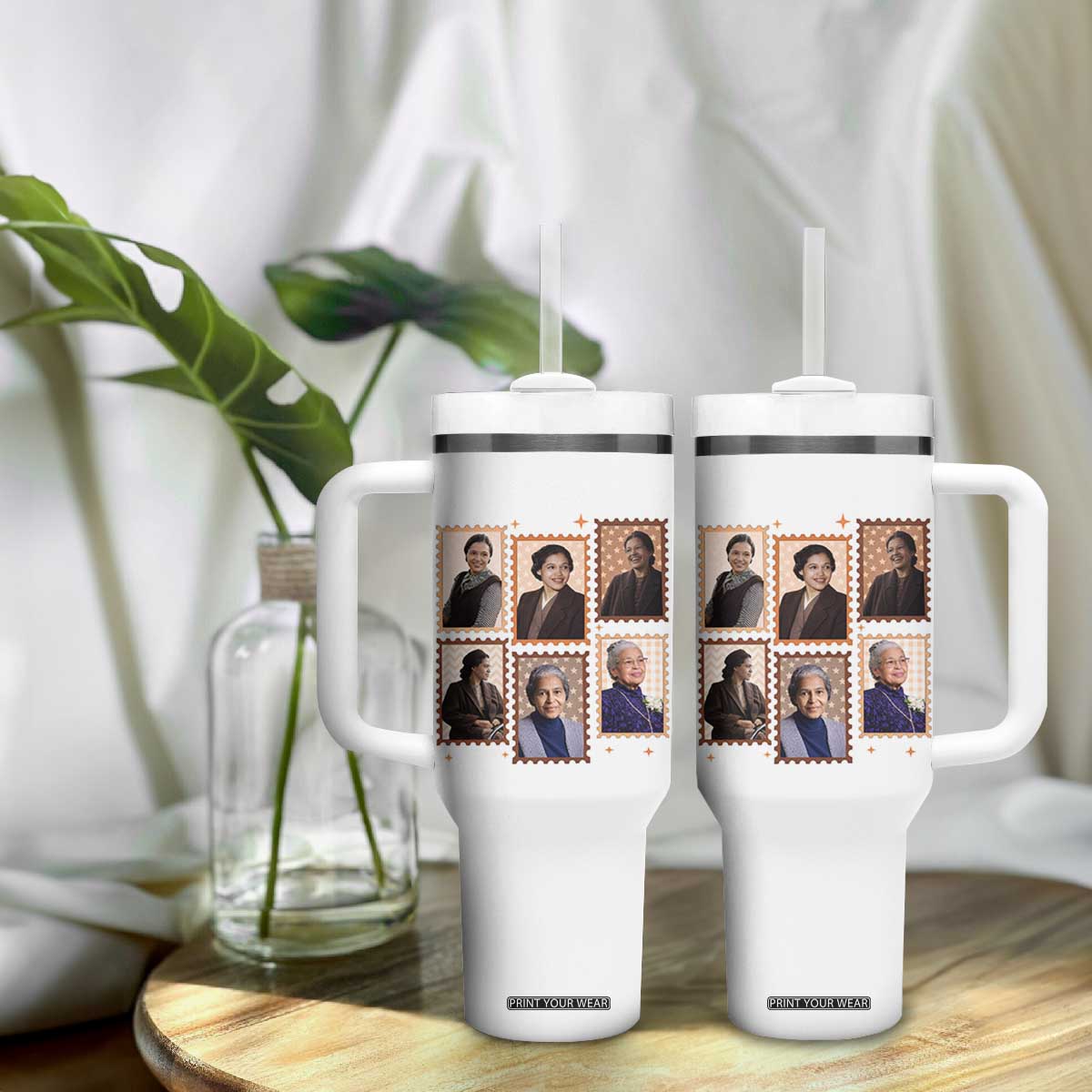 Rosa Parks Tumbler With Handle African American Civil Rights Legacy TS12 Print Your Wear