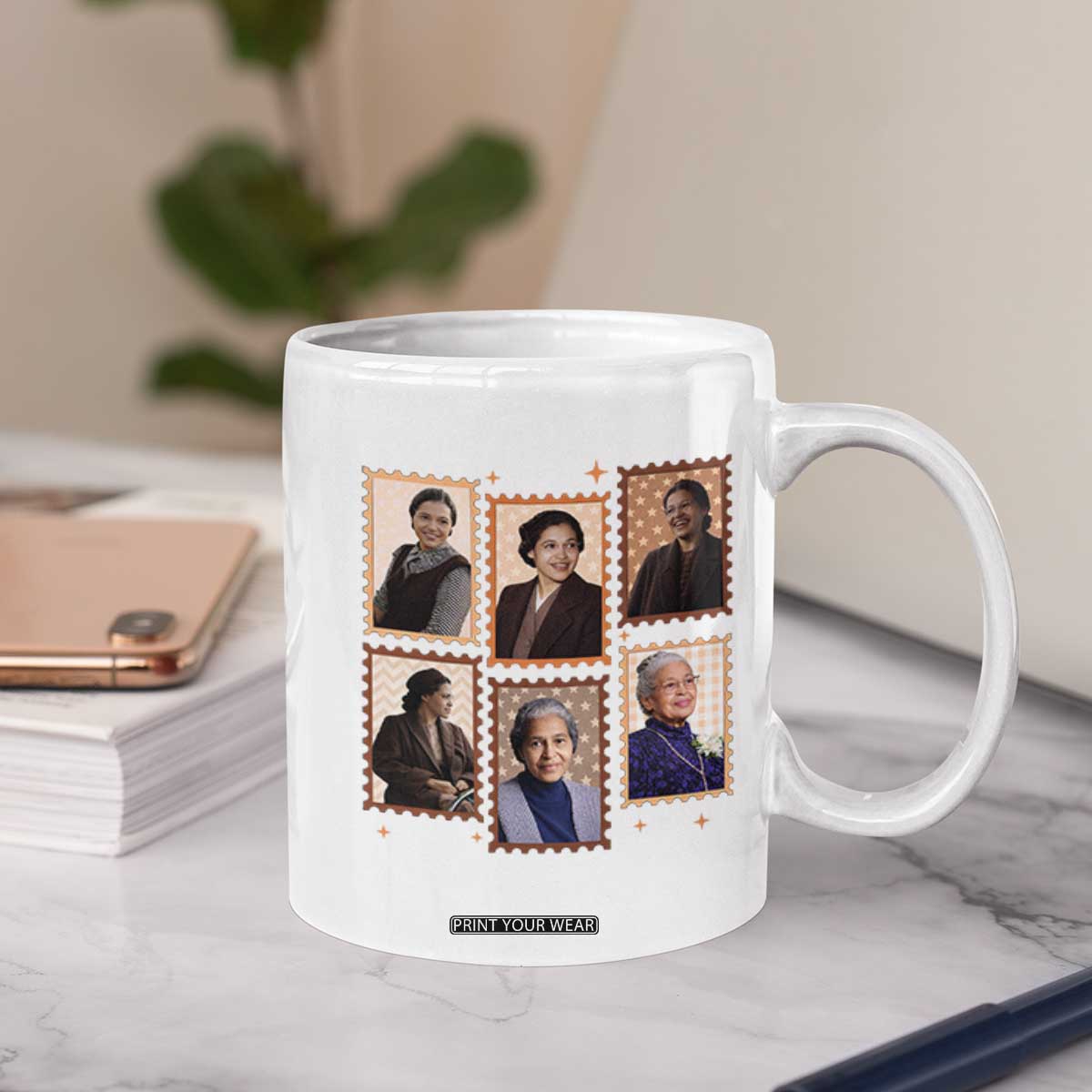 Rosa Parks Coffee Mug African American Civil Rights Legacy TS12 Print Your Wear