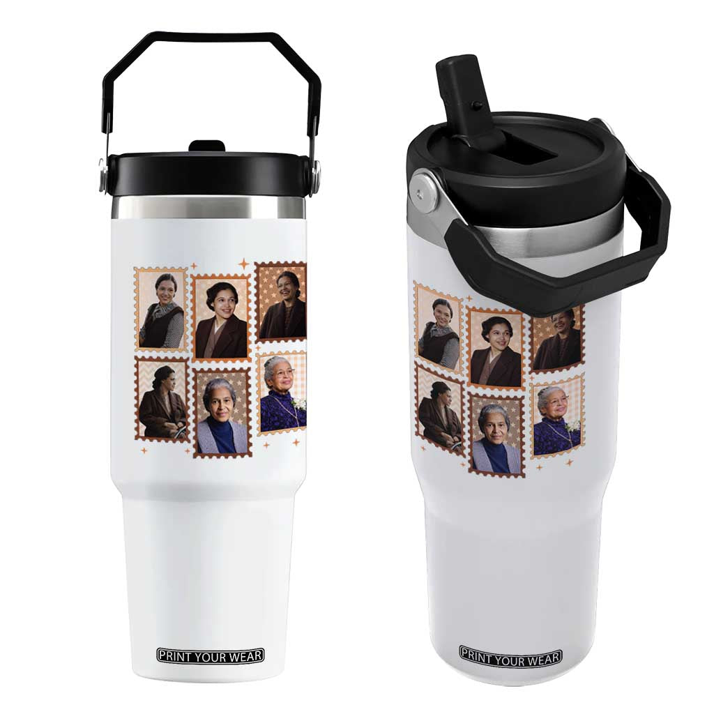 Rosa Parks Flip Straw Tumbler African American Civil Rights Legacy TS12 One Size: 30 oz White Print Your Wear