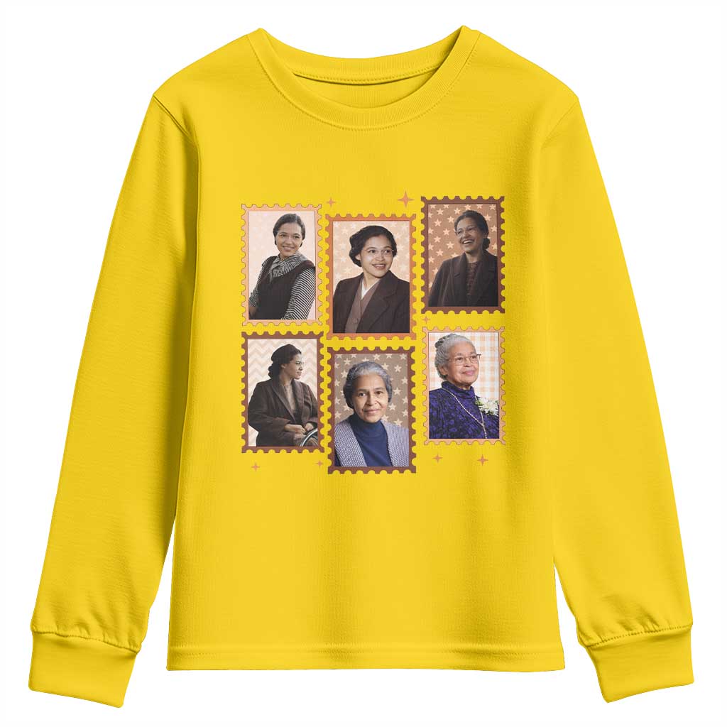Rosa Parks Youth Sweatshirt African American Civil Rights Legacy TS12 Daisy Print Your Wear