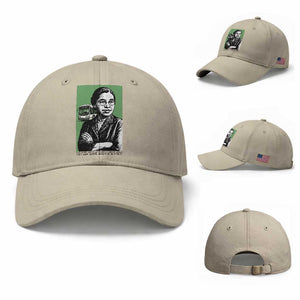 Rosa Parks Quote Baseball Cap Never Be Fearful When It Is Right TS12 Baseball Cap Universal Fit Beige Print Your Wear