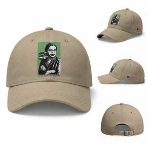 Rosa Parks Quote Baseball Cap Never Be Fearful When It Is Right TS12 Baseball Cap Universal Fit Khaki Print Your Wear