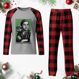 Rosa Parks Quote Plaid Pajama Set Never Be Fearful When It Is Right TS12 Buffalo Plaid Print Your Wear