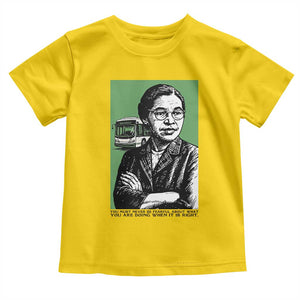 Rosa Parks Quote Toddler T Shirt Never Be Fearful When It Is Right TS12 Daisy Print Your Wear