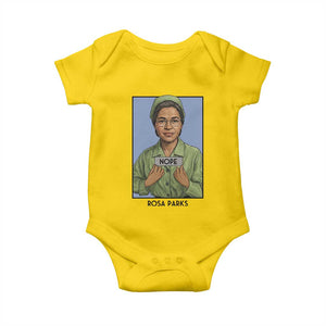 Nope Rosa Parks Baby Onesie Female Empowerment History Gift TS12 Daisy Print Your Wear