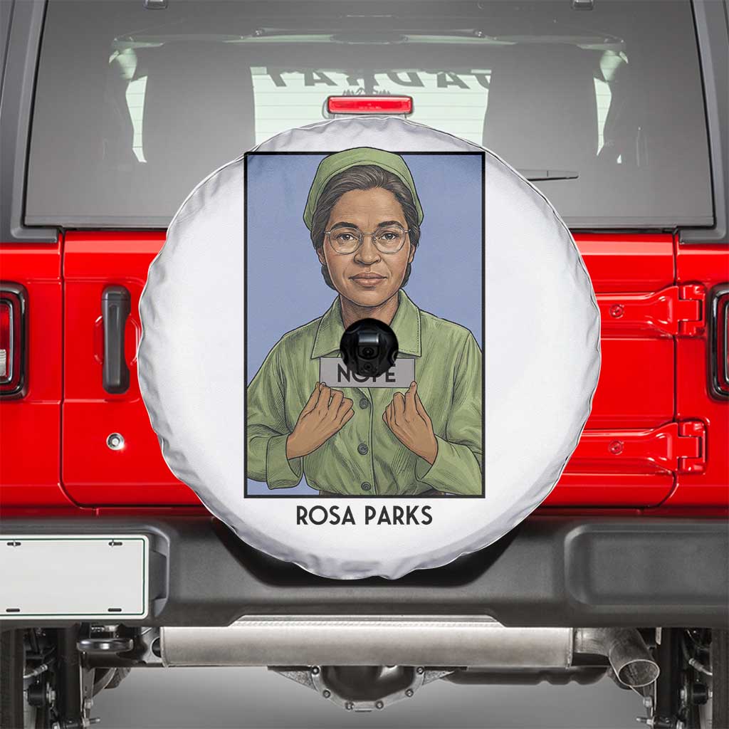 Nope Rosa Parks Spare Tire Cover Female Empowerment History Gift TS12 White Print Your Wear
