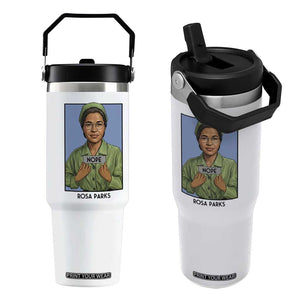 Nope Rosa Parks Flip Straw Tumbler Female Empowerment History Gift TS12 One Size: 30 oz White Print Your Wear