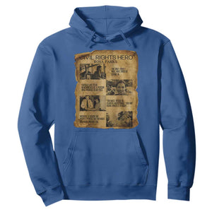 Rosa Parks Quote Hoodie Civil Rights History Hero TS12 Royal Blue Print Your Wear