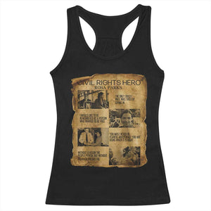 Rosa Parks Quote Racerback Tank Top Civil Rights History Hero TS12 Black Print Your Wear