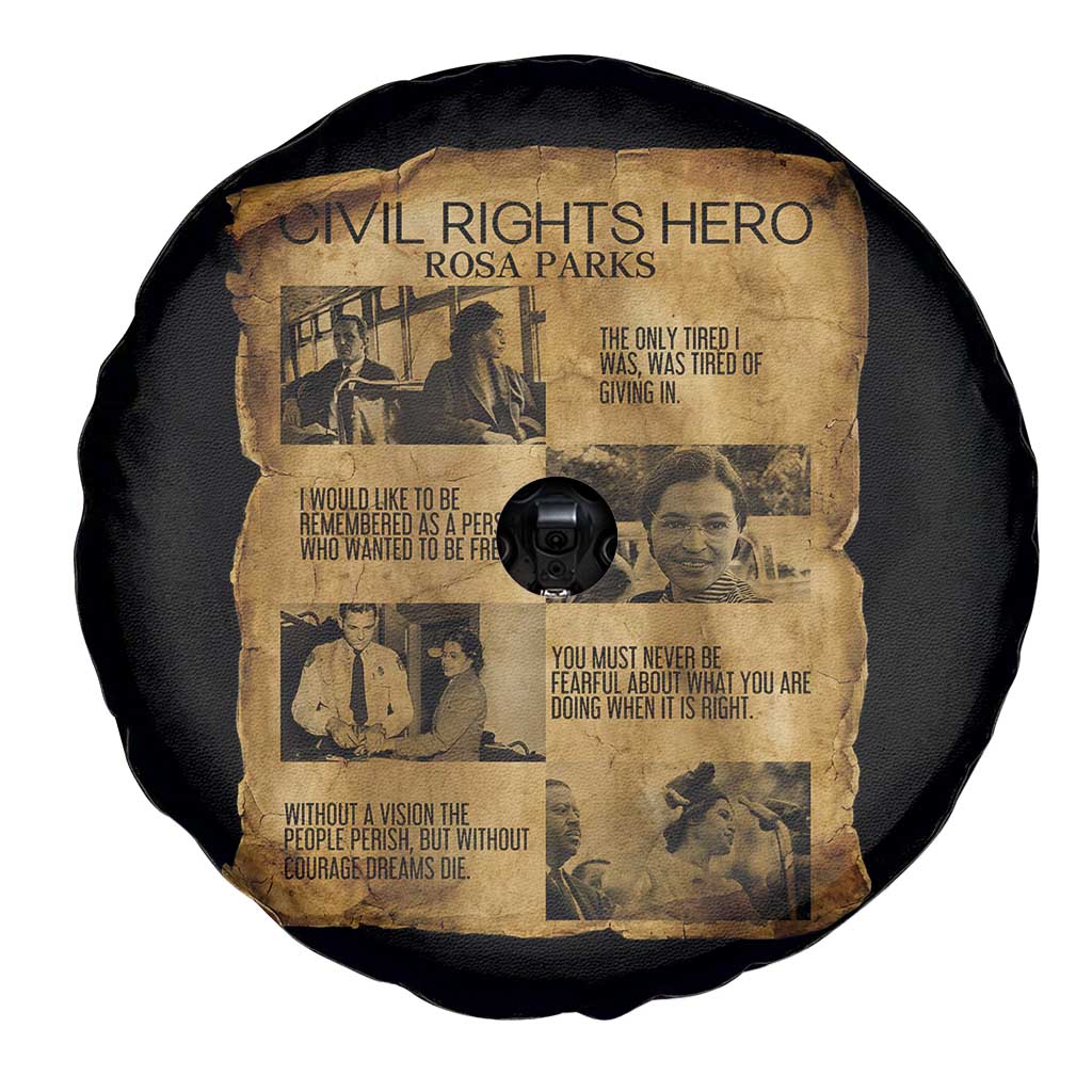 Rosa Parks Quote Spare Tire Cover Civil Rights History Hero TS12 Print Your Wear