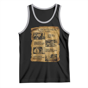 Rosa Parks Quote Tank Top Civil Rights History Hero TS12 Black Athletic Heather Print Your Wear