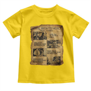 Rosa Parks Quote Toddler T Shirt Civil Rights History Hero TS12 Daisy Print Your Wear