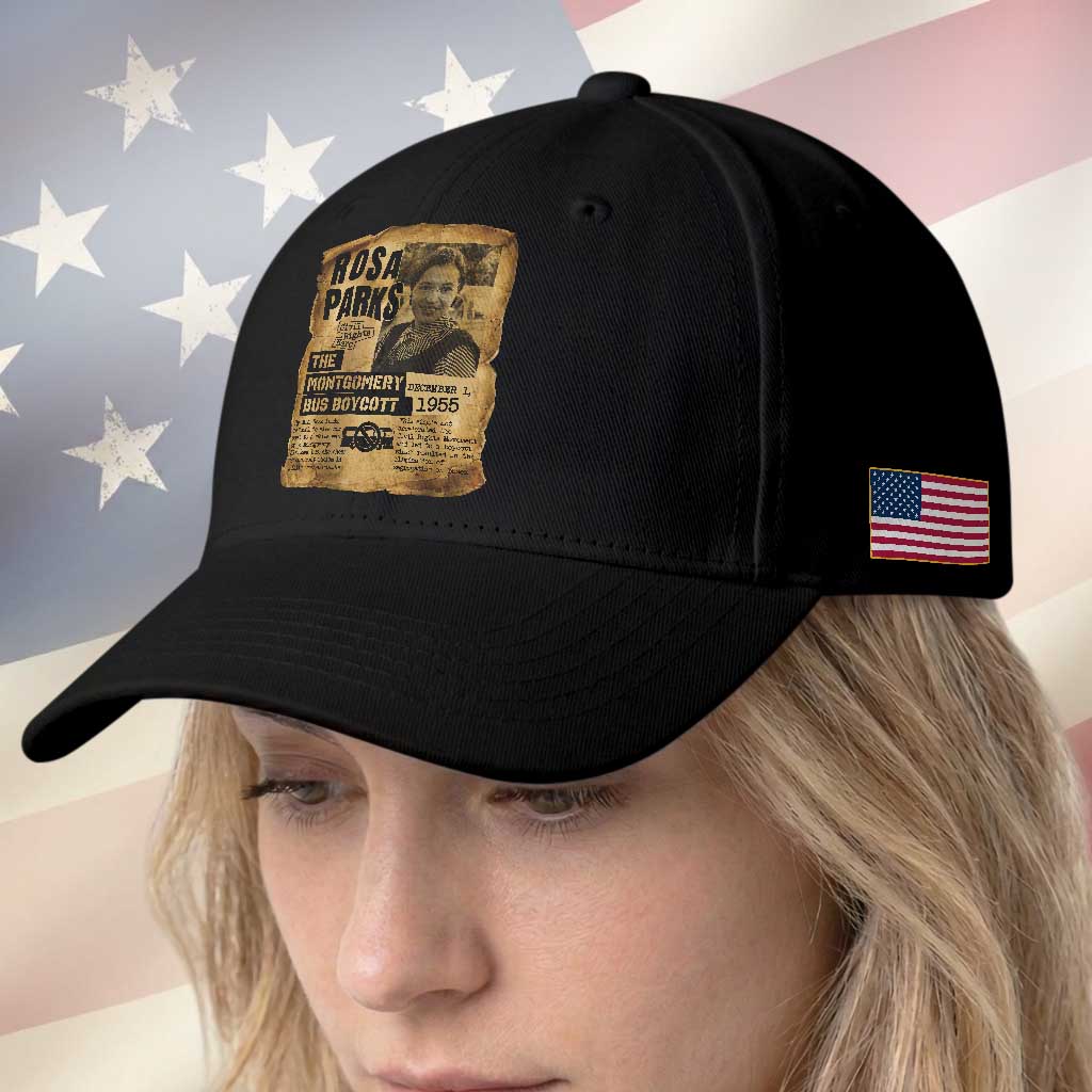 Vintage Rosa Parks Baseball Cap Groovy Black History Month TS12 Print Your Wear