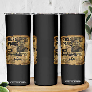 Vintage Rosa Parks Skinny Tumbler Groovy Black History Month TS12 Print Your Wear