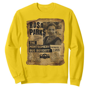 Vintage Rosa Parks Sweatshirt Groovy Black History Month TS12 Daisy Print Your Wear