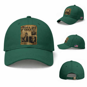 Vintage Rosa Parks Baseball Cap Women Empowerment Inspirational Quote TS12 Baseball Cap Universal Fit Irish Green Print Your Wear