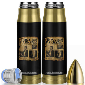 Vintage Rosa Parks Bullet Tumbler Women Empowerment Inspirational Quote TS12 Black Print Your Wear