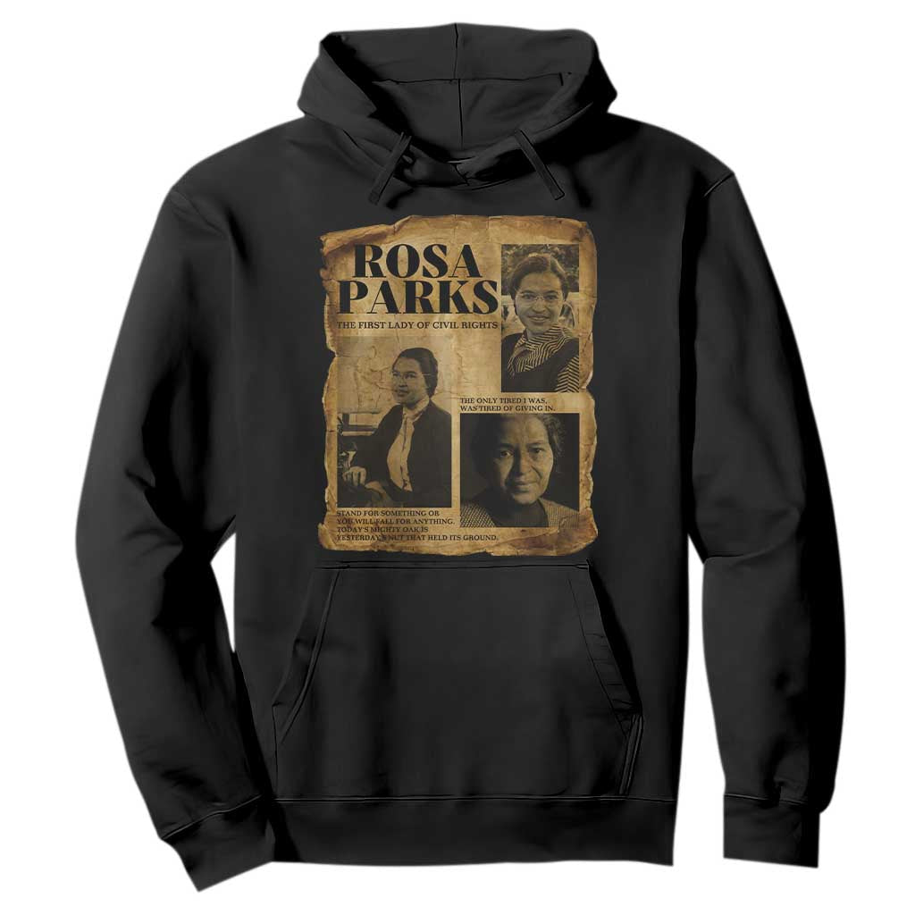 Vintage Rosa Parks Hoodie Women Empowerment Inspirational Quote TS12 Black Print Your Wear