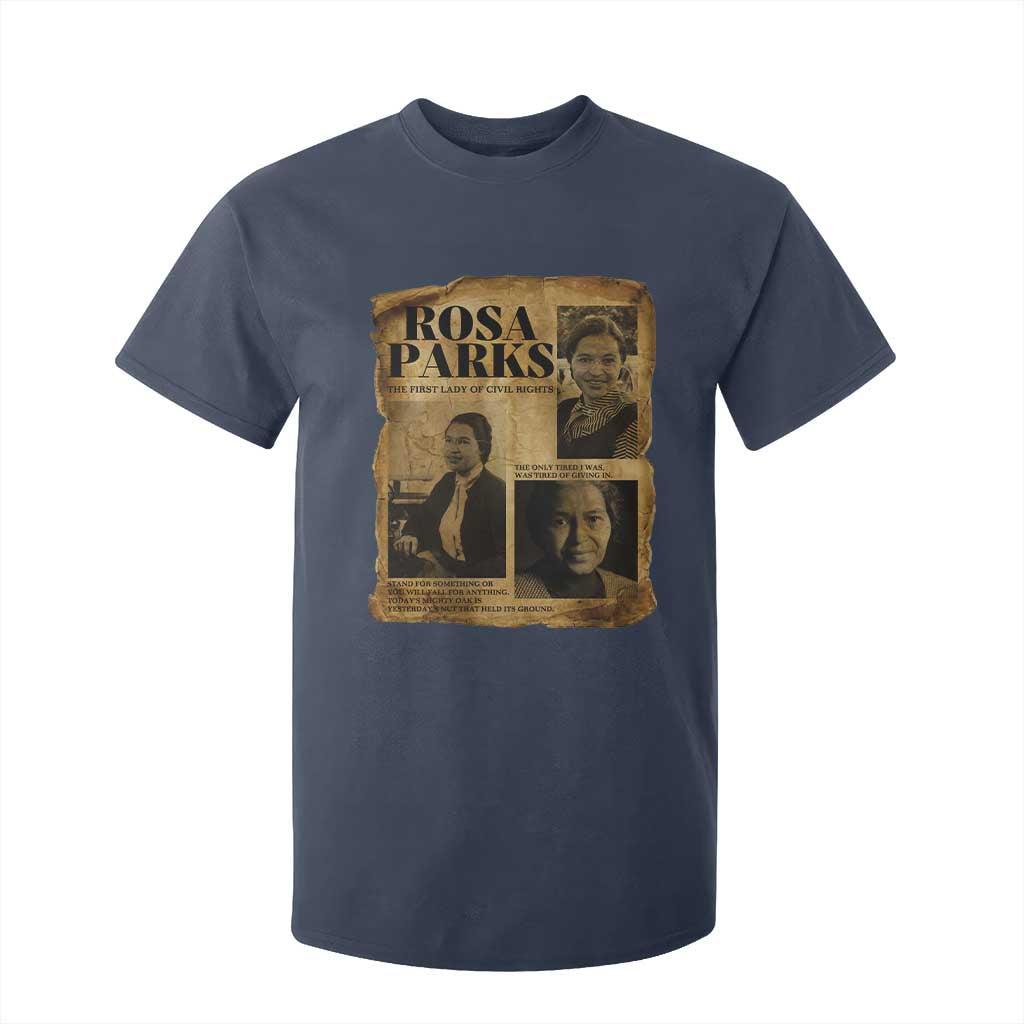 Vintage Rosa Parks T Shirt For Kid Women Empowerment Inspirational Quote TS12 Navy Print Your Wear
