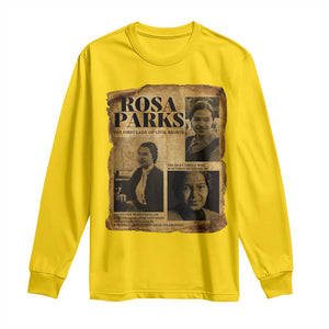 Vintage Rosa Parks Long Sleeve Shirt Women Empowerment Inspirational Quote TS12 Daisy Print Your Wear