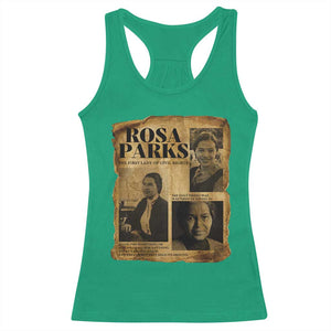 Vintage Rosa Parks Racerback Tank Top Women Empowerment Inspirational Quote TS12 Irish Green Print Your Wear