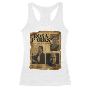 Vintage Rosa Parks Racerback Tank Top Women Empowerment Inspirational Quote TS12 White Print Your Wear