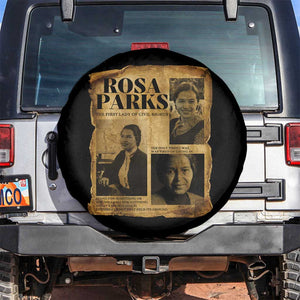 Vintage Rosa Parks Spare Tire Cover Women Empowerment Inspirational Quote TS12 No hole Black Print Your Wear