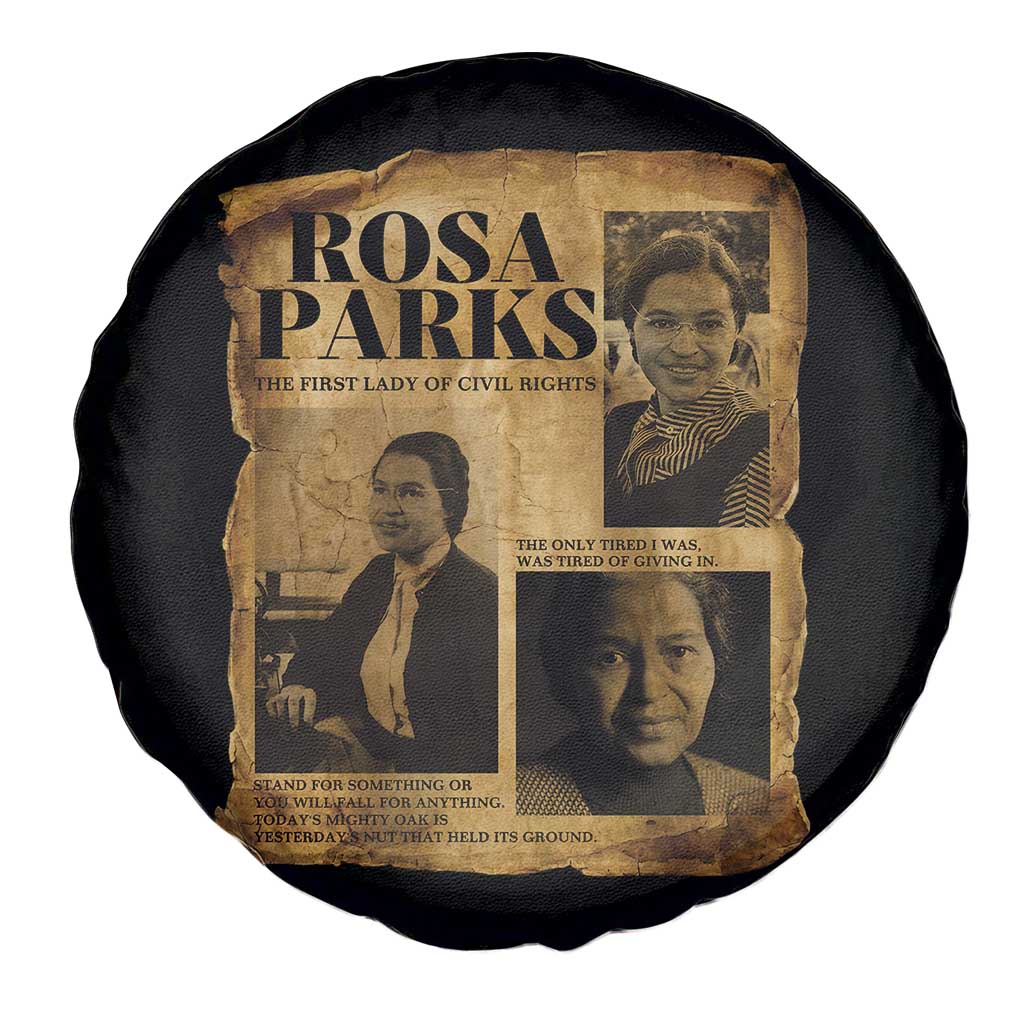 Vintage Rosa Parks Spare Tire Cover Women Empowerment Inspirational Quote TS12 Print Your Wear