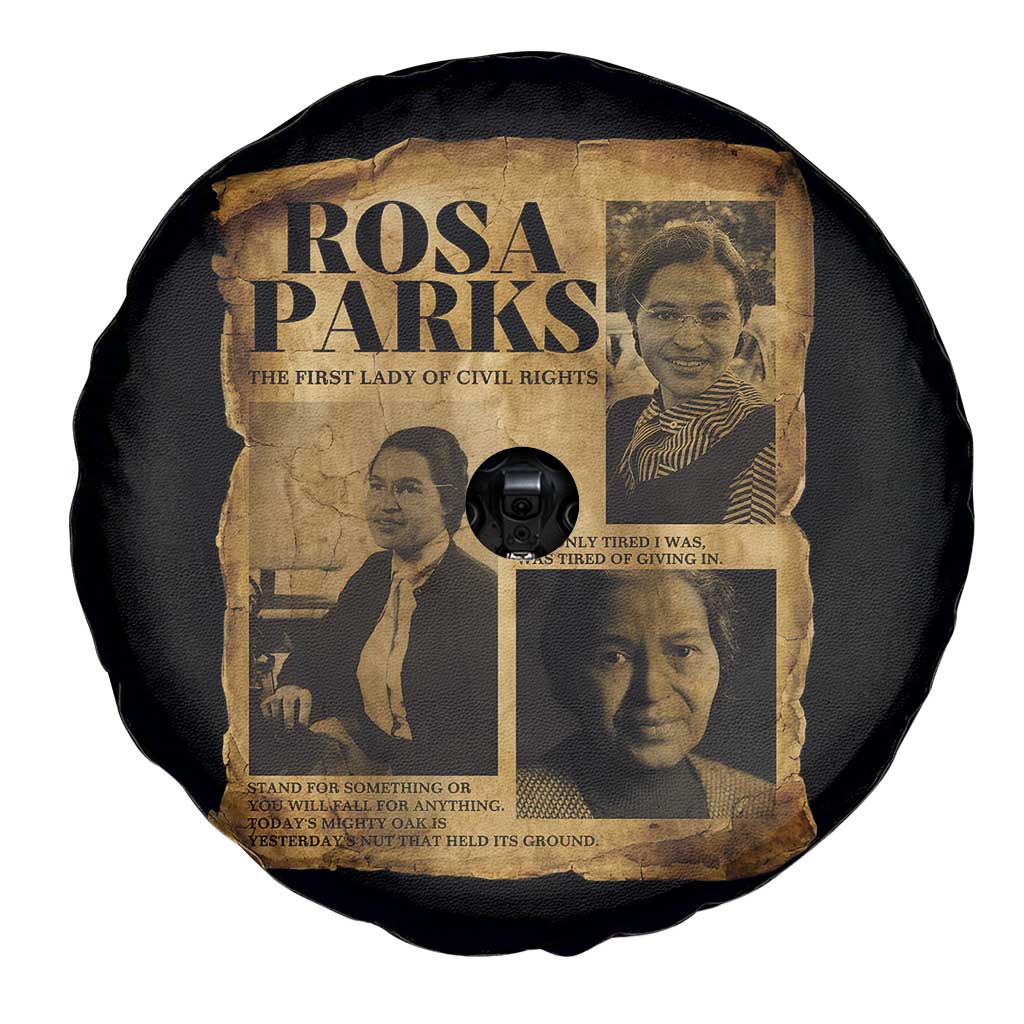 Vintage Rosa Parks Spare Tire Cover Women Empowerment Inspirational Quote TS12 Print Your Wear