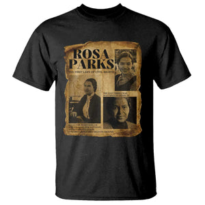 Vintage Rosa Parks T Shirt Women Empowerment Inspirational Quote TS12 Black Print Your Wear