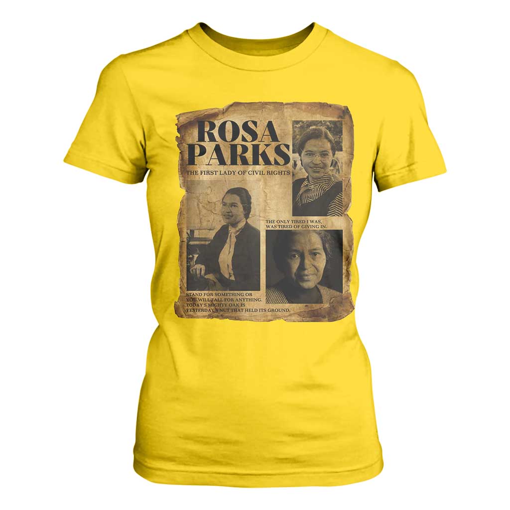Vintage Rosa Parks T Shirt For Women Women Empowerment Inspirational Quote TS12 Daisy Print Your Wear