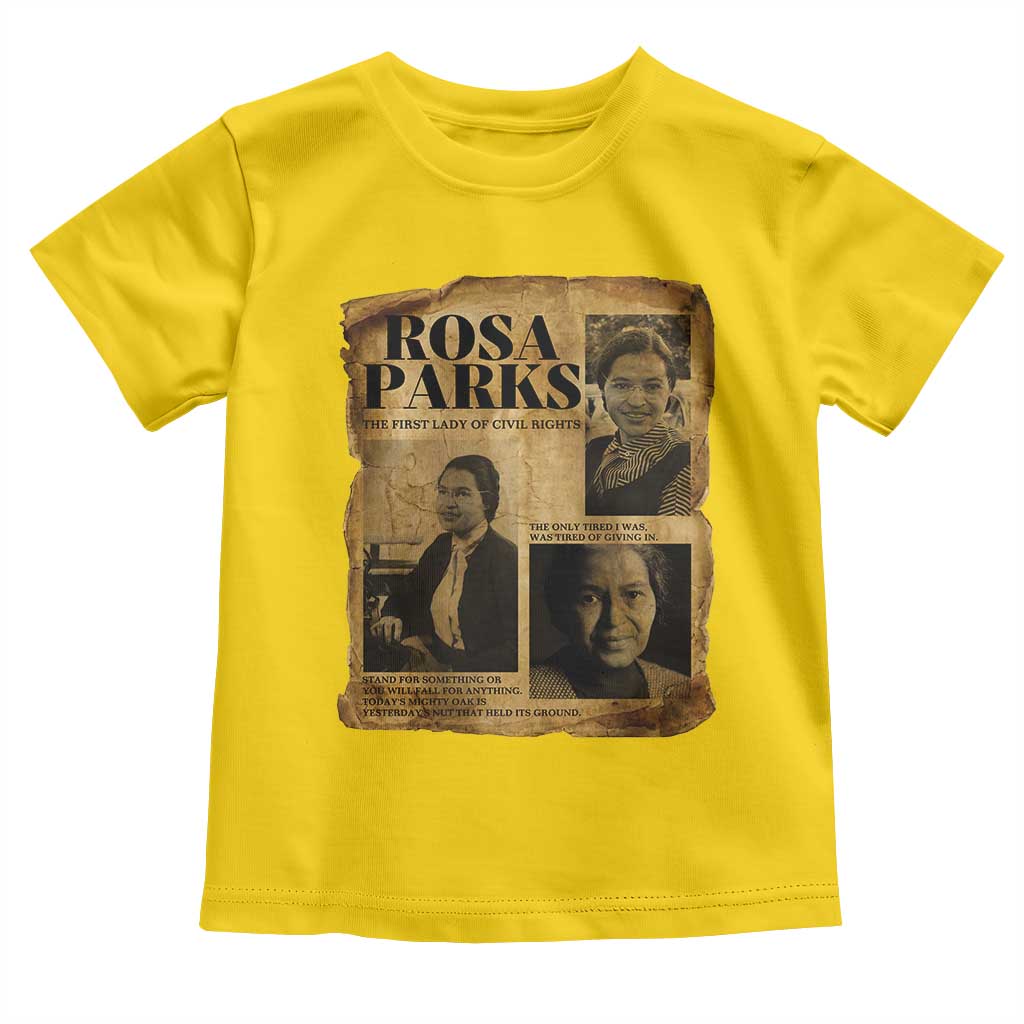 Vintage Rosa Parks Toddler T Shirt Women Empowerment Inspirational Quote TS12 Daisy Print Your Wear