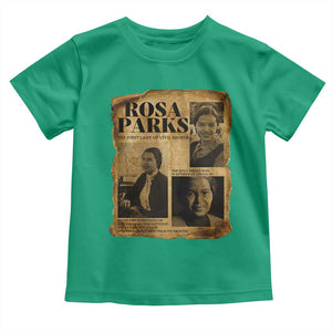 Vintage Rosa Parks Toddler T Shirt Women Empowerment Inspirational Quote TS12 Irish Green Print Your Wear