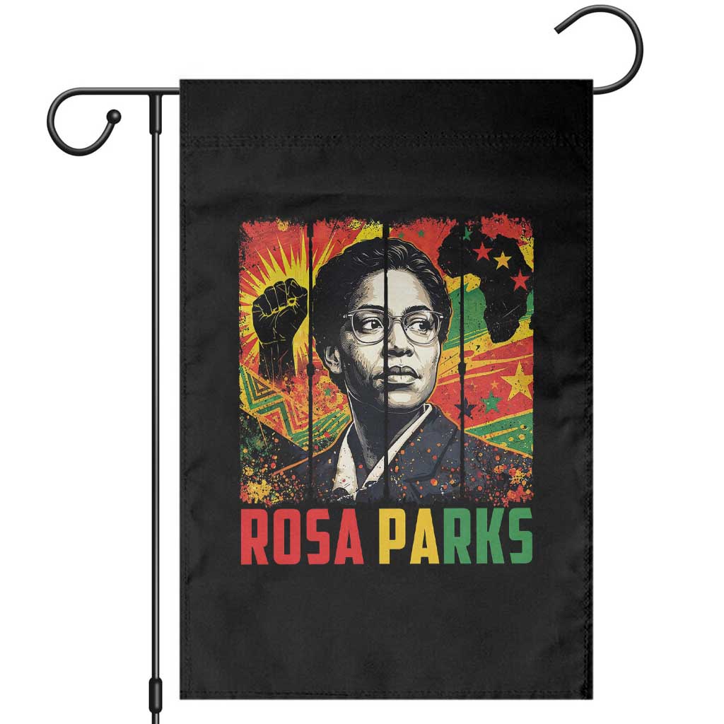 Rosa Parks Garden Flag Strong Black Women Pride TS12 Black Print Your Wear