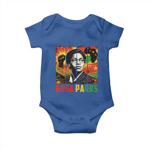 Rosa Parks Baby Onesie Strong Black Women Pride TS12 Royal Blue Print Your Wear