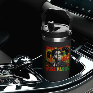 Rosa Parks Flip Straw Tumbler Strong Black Women Pride TS12 Print Your Wear