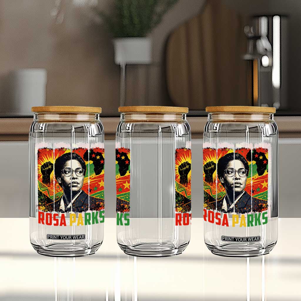 Rosa Parks Glass Can Strong Black Women Pride TS12 Print Your Wear