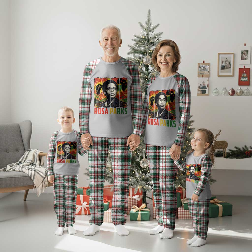 Rosa Parks Plaid Pajama Set Strong Black Women Pride TS12 Christmas Plaid Print Your Wear