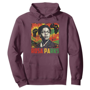 Rosa Parks Hoodie Strong Black Women Pride TS12 Maroon Print Your Wear