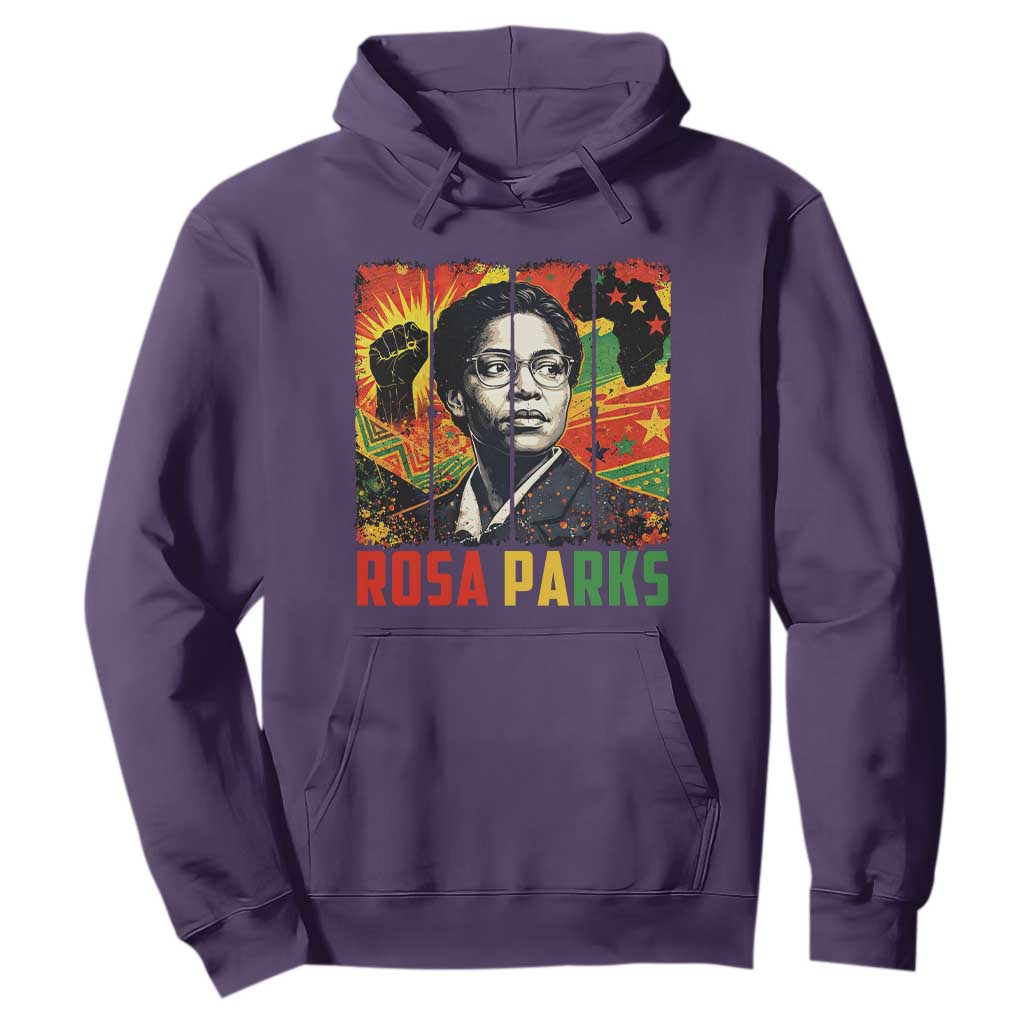 Rosa Parks Hoodie Strong Black Women Pride TS12 Purple Print Your Wear