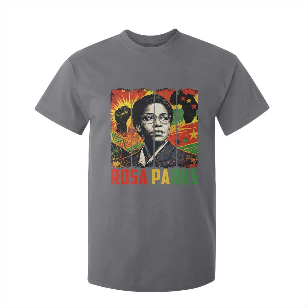 Rosa Parks T Shirt For Kid Strong Black Women Pride TS12 Charcoal Print Your Wear