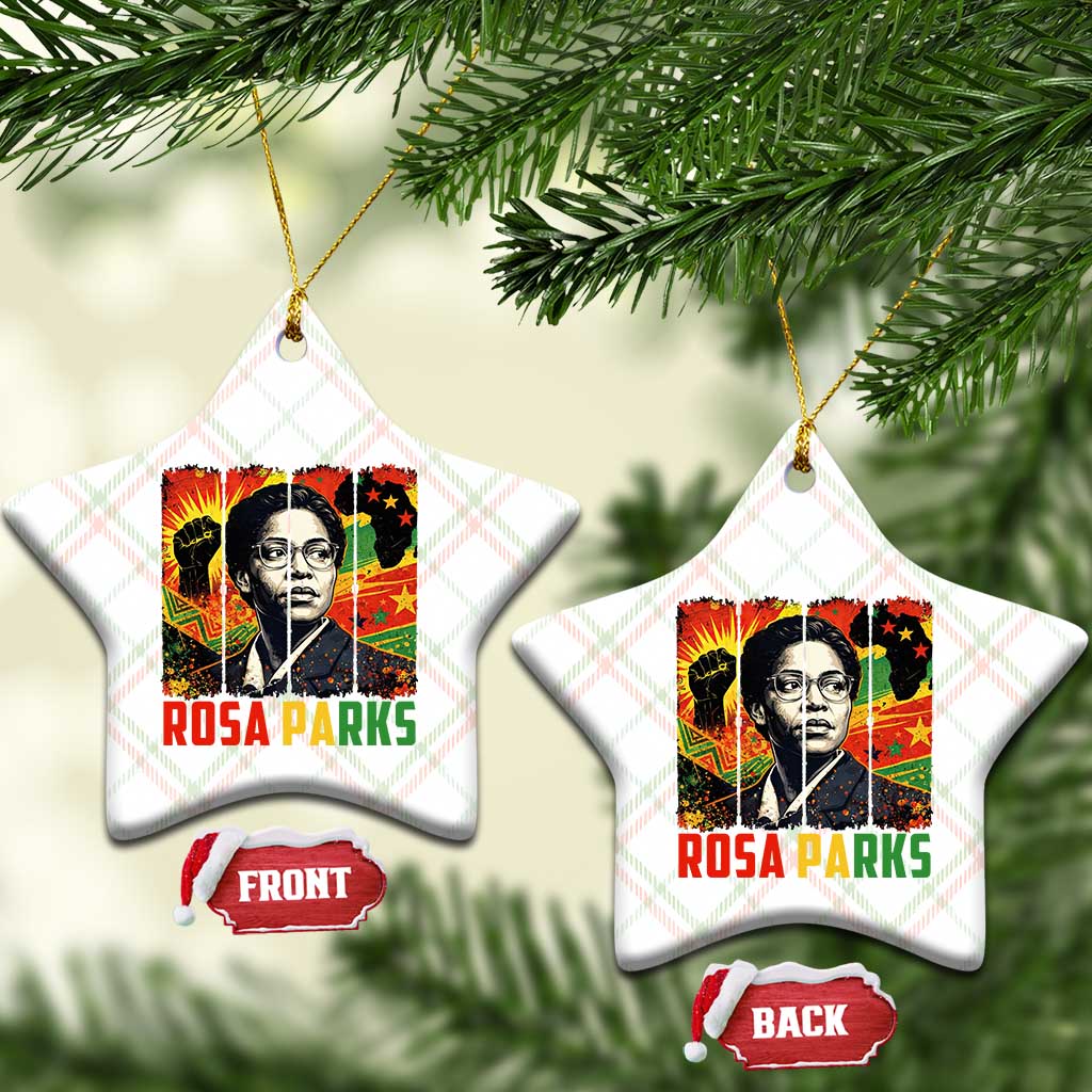 Rosa Parks Ceramic Ornament Strong Black Women Pride TS12 Print Your Wear