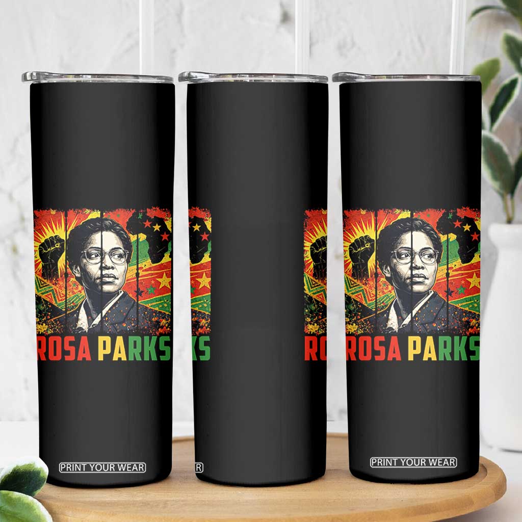 Rosa Parks Skinny Tumbler Strong Black Women Pride TS12 Print Your Wear