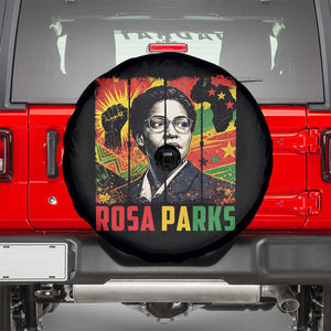 Rosa Parks Spare Tire Cover Strong Black Women Pride TS12 Black Print Your Wear
