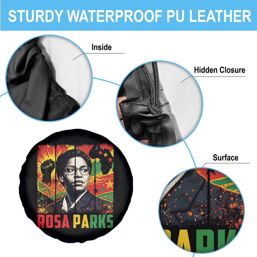 Rosa Parks Spare Tire Cover Strong Black Women Pride TS12 Print Your Wear