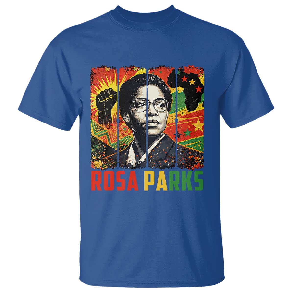 Rosa Parks T Shirt Strong Black Women Pride TS12 Royal Blue Print Your Wear