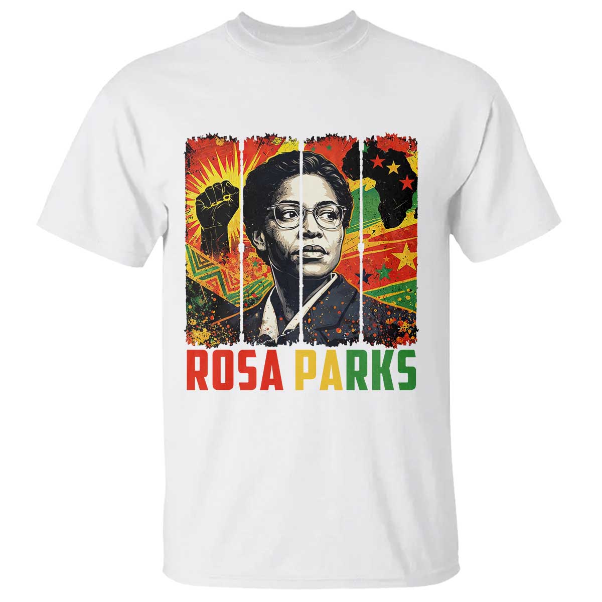 Rosa Parks T Shirt Strong Black Women Pride TS12 White Print Your Wear