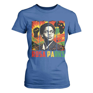 Rosa Parks T Shirt For Women Strong Black Women Pride TS12 Royal Blue Print Your Wear