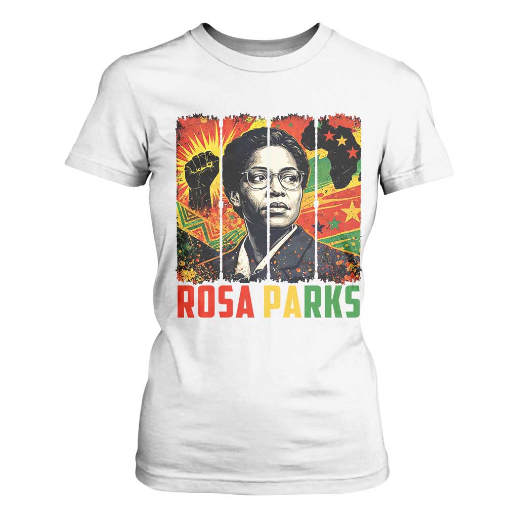 Rosa Parks T Shirt For Women Strong Black Women Pride TS12 White Print Your Wear