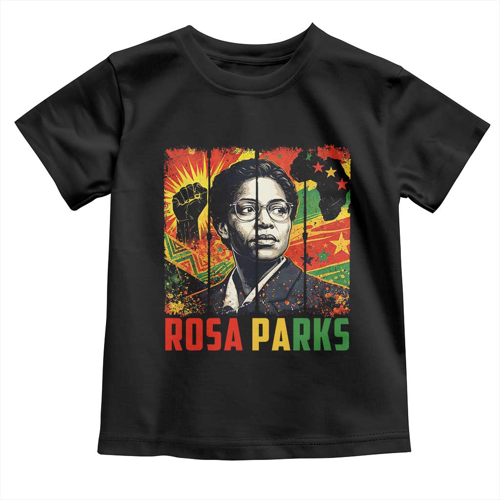 Rosa Parks Toddler T Shirt Strong Black Women Pride TS12 Black Print Your Wear